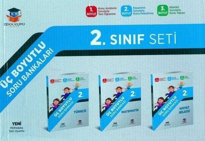 2. Sınıf Tüm Dersler Üç Boyutlu Soru Bankası Seti