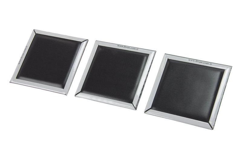 3 lü Bakara Tevbe ve Talak Sureleri Ayetleri Buzdolabı Magneti -  6.5 X 6.5 cm Mıknatıslı Dolap Süsü