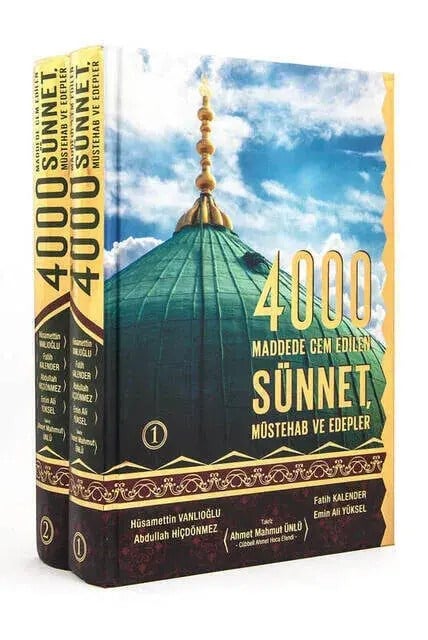 4000 Maddede Cem Edilen Sünnet Müstehap ve Edepler 2 Cilt Cübbeli Ahmet Hoca