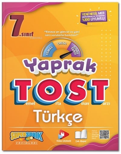 7. Sınıf Türkçe Yaprak Tost