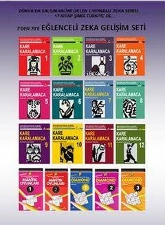 7'den 70'e Eğlenceli Zeka Seti (17 kitap)