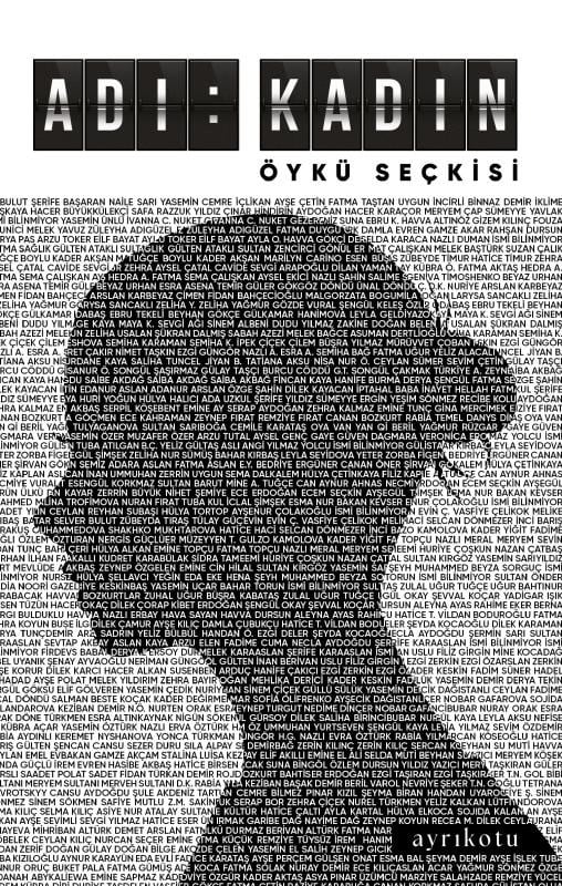 Adı Kadın - Öykü Seçkisi