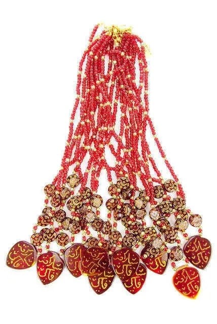 Akik Yazılı Kolye
