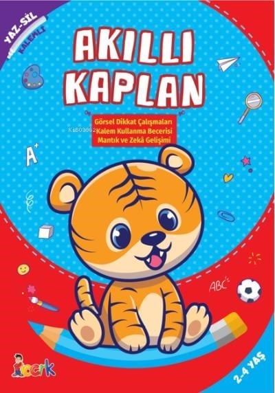 Akıllı Kaplan ;Yaz-Sil (Kalemli)