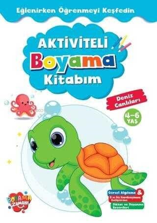 Aktiviteli Boyama Kitabım - Deniz Canlıları