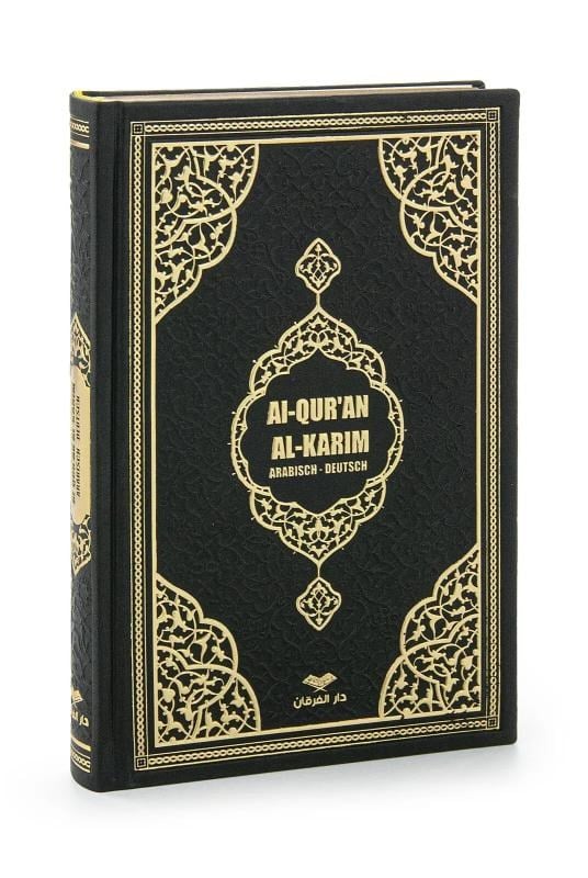 Almanca Mealli Kuran Orta Boy - Siyah