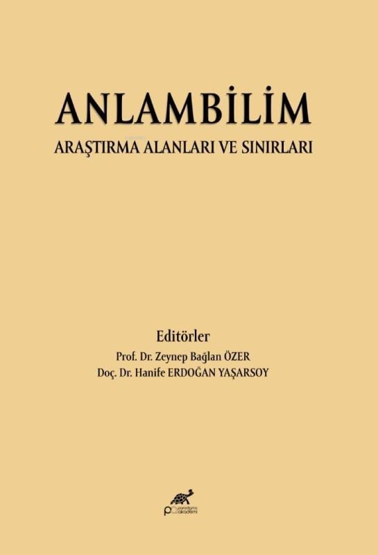 Anlambilim Araştırma Alanları ve Sınırları