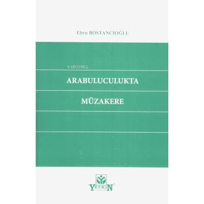 Arabuluculukta Müzakere