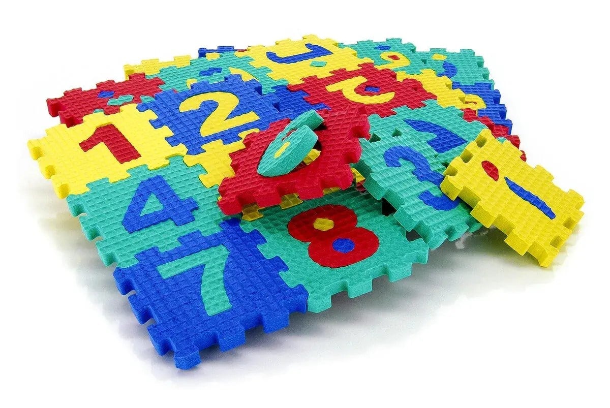 Arapça Harfler Ve Türkçe Rakamlar Kutu Puzzle Yapboz