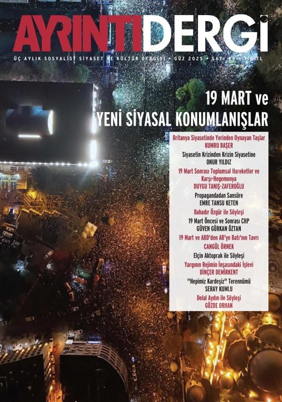 Ayrıntı Dergi 49. Sayı (Güz 2025)