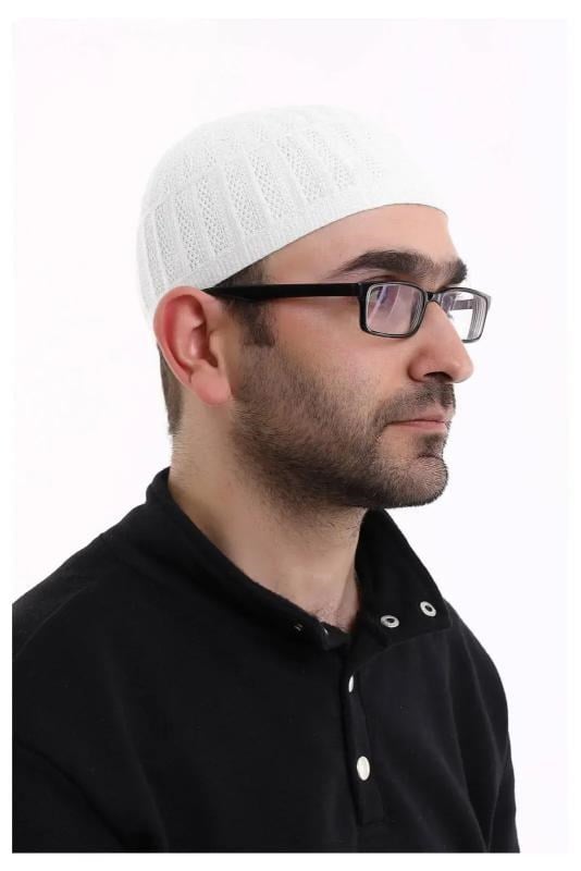 Bambu Namaz Takkesi - Beyaz