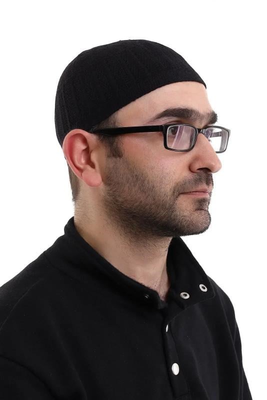 Bambu Namaz Takkesi - Siyah
