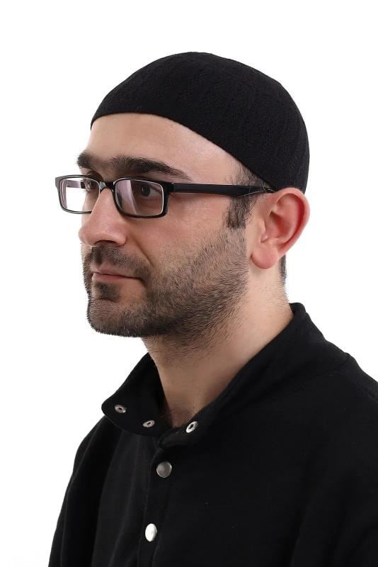 Bambu Namaz Takkesi - Siyah