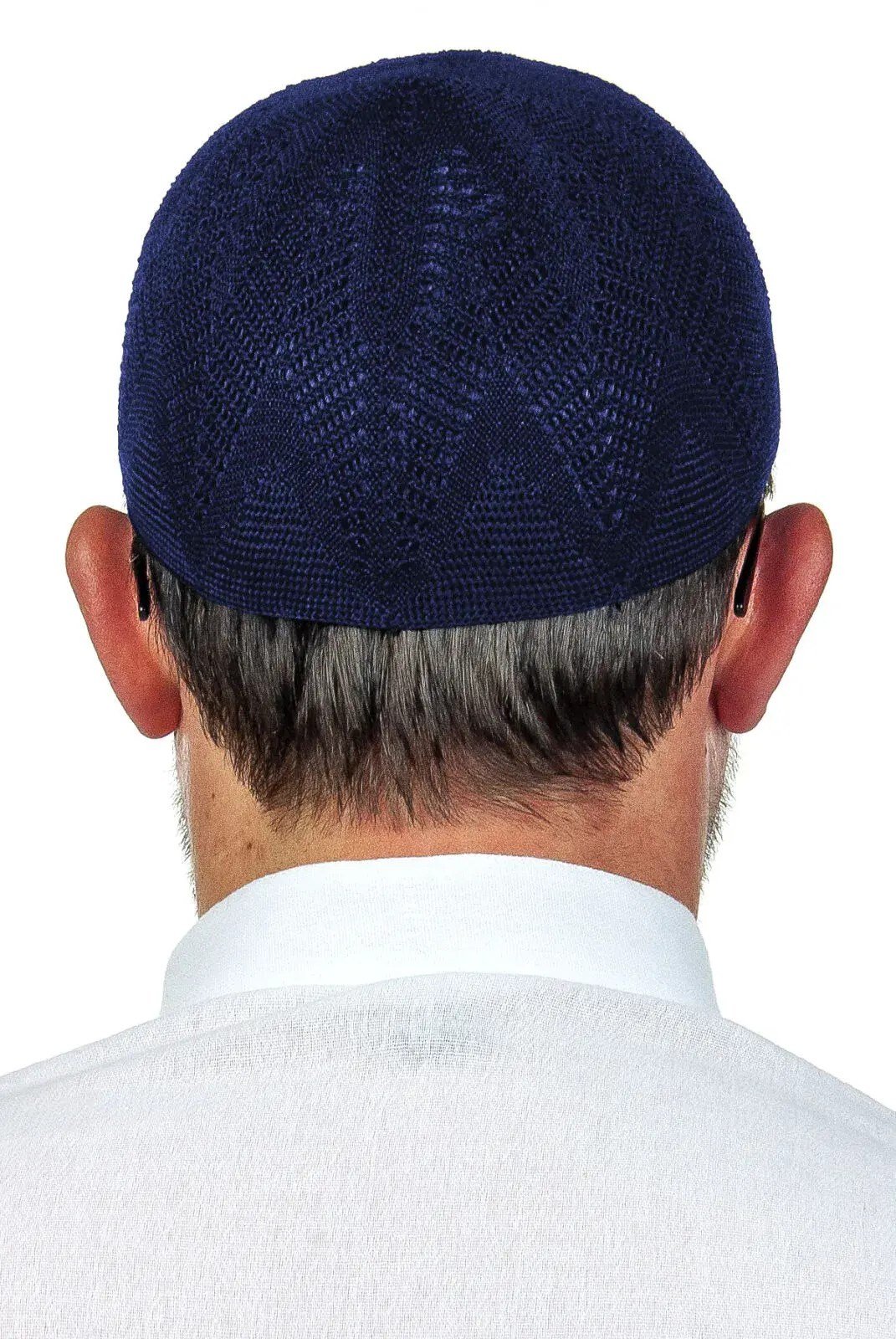 Berra Çelik Örme Dantel Namaz Takkesi Lacivert 1 Adet