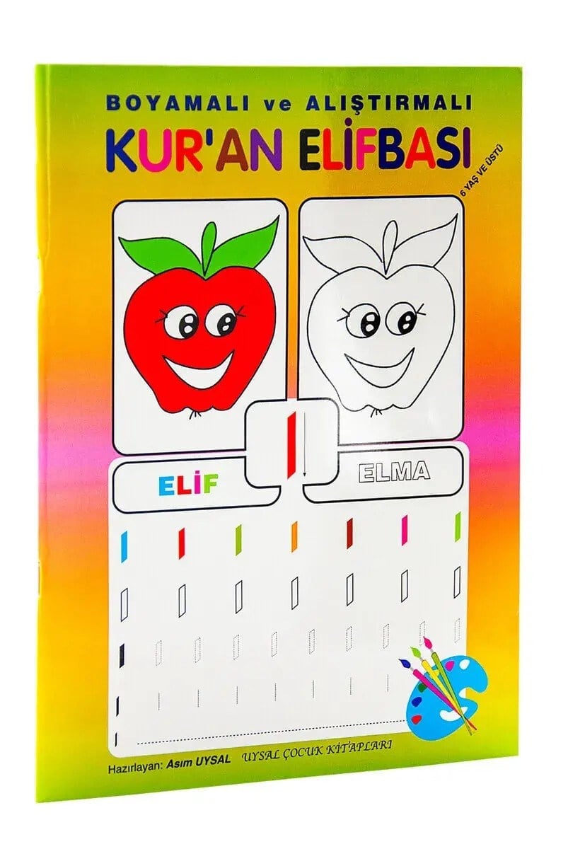 Boyamalı ve Alıştırmalı Kuran Elifbası
