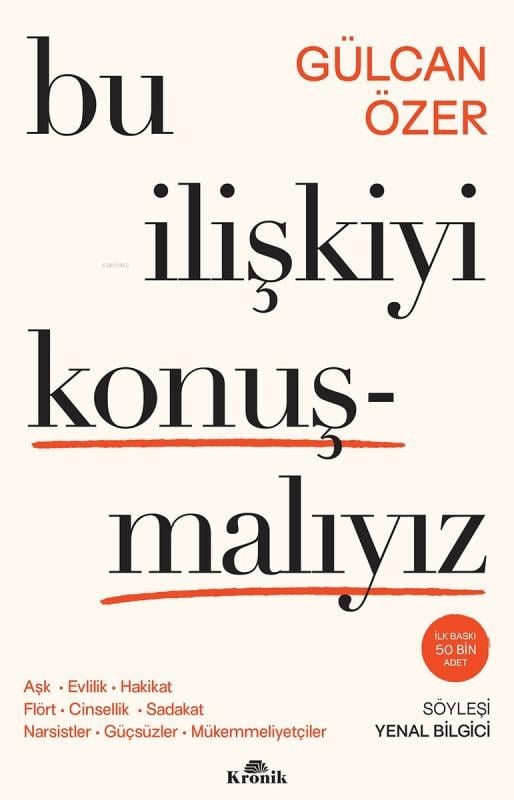 Bu İlişkiyi Konuşmalıyız