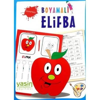 Çıkartmalı Boyamalı Elmalı Elifba