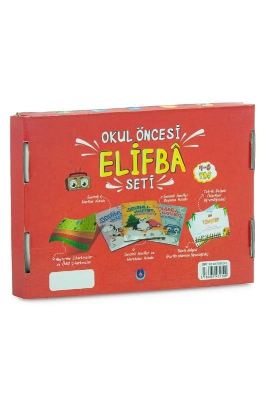Çocuklara Özel Okul Öncesi 4-6 Yaş Elif Ba Kitabı Seti