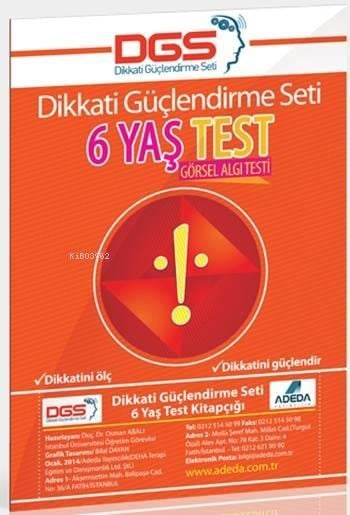 Dikkati Güçlendirme Seti (6 Yaş) Test; Görsel Algı Testi