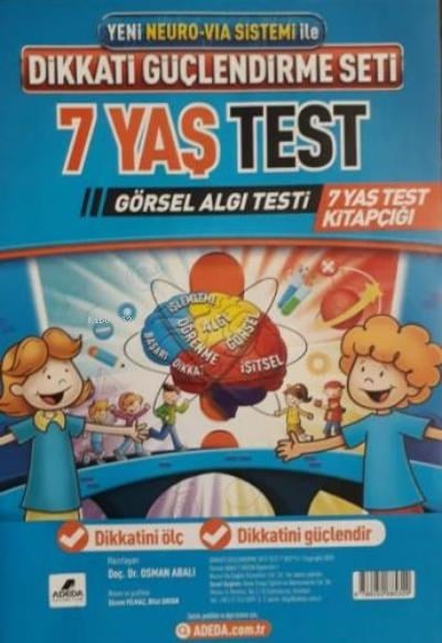 Dikkati Güçlendirme Seti 7 Yaş Test Görsel Algı Testi