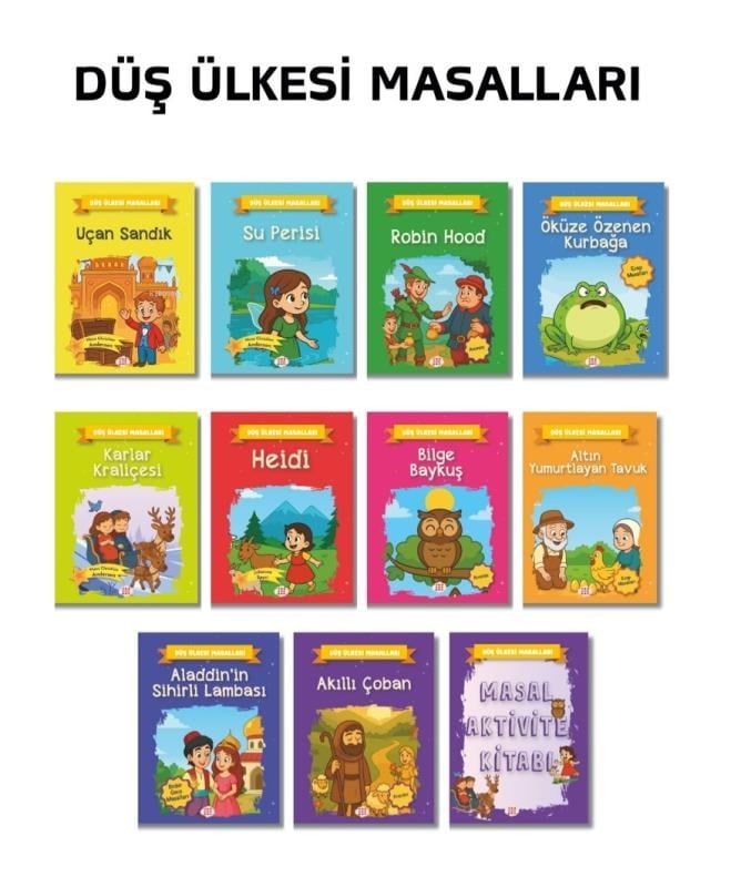 Düş Ülkesi Masalları Seti (10 Kitap +1 Aktivite Takım)