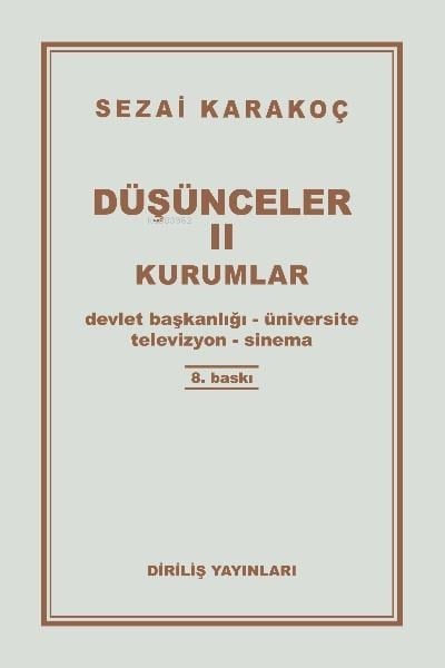 Düşünceler -2 / Kurumlar