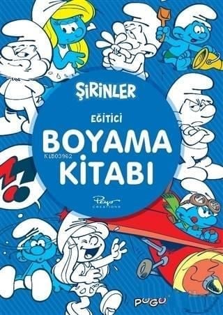 Eğitici Boyama Kitabı - Şirinler