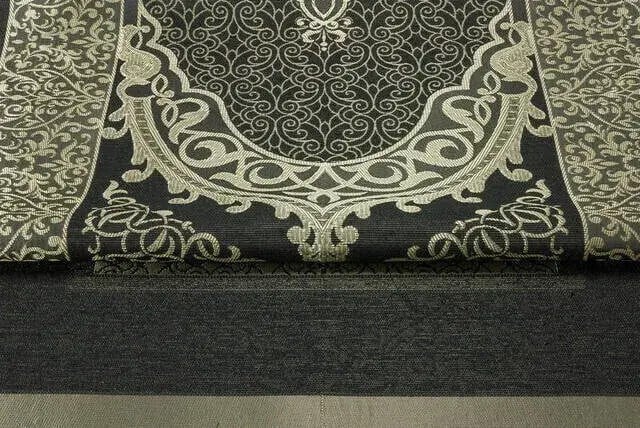 Ekonomik Osmanlı Desen Tafta Seccade Siyah