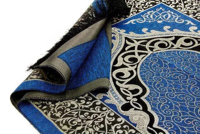 Ekonomik Osmanlı Tafta Seccade - 0150 - Lacivert Renk