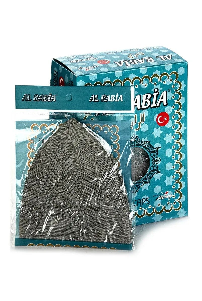 El Örgüsü Model Triko Takke 12 Adet Gri