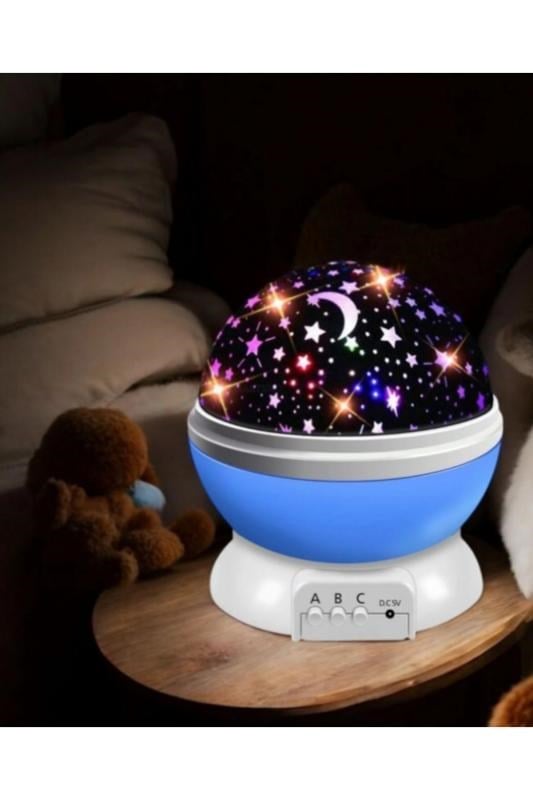 ELBA Colorful Starry Sky Projection Night Light - Blue