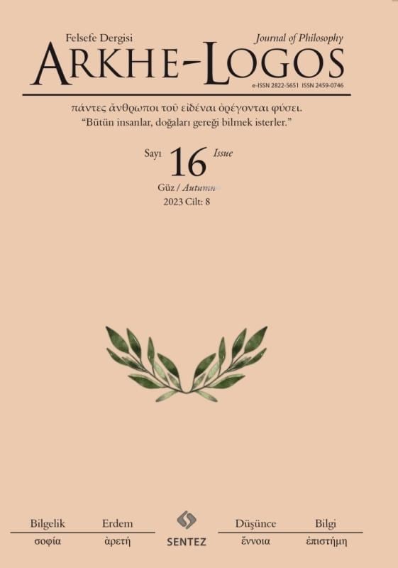 Eser Adı: Arkhe-Logos Felsefe Dergisi 18. Sayı