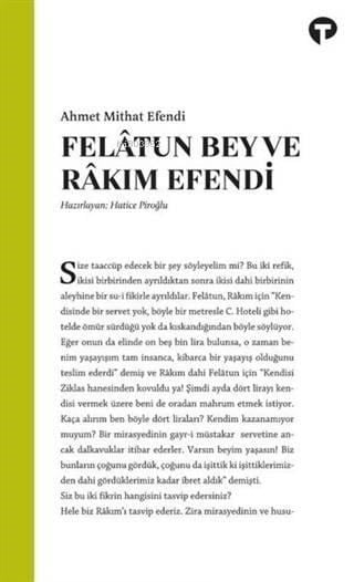Felatun Bey ve Rakım Efendi