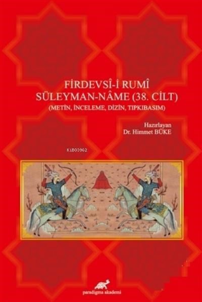 Firdevsi-i Rumi Süleyman;Name 38. Cilt 2 Cilt Takım