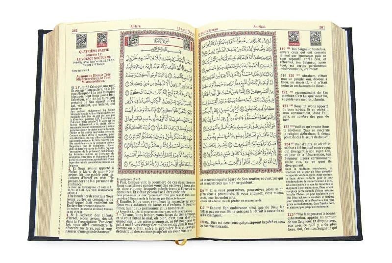 Fransızca Mealli Hafız Boy Termo Deri Kuranı Kerim - Siyah