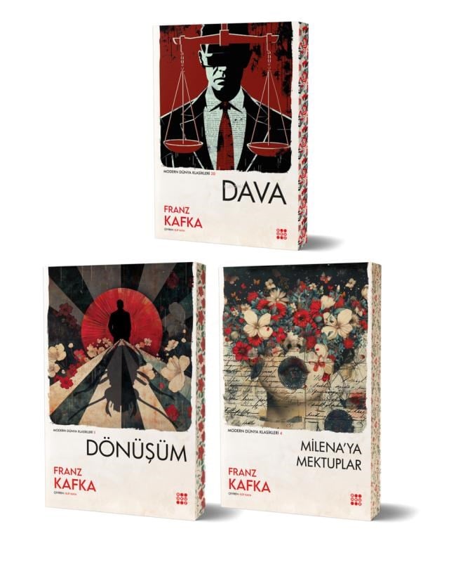Franz Kafka 3'lü Set (3 Kitap Takım)