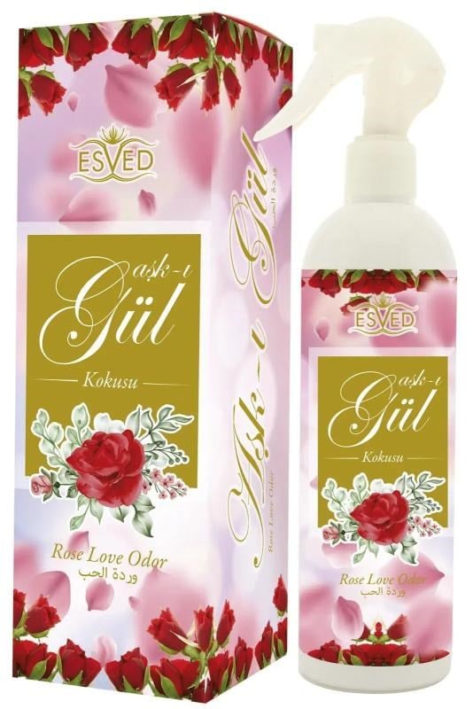 Gül Kokusu Sprey 400 Ml Dolap ve Çekmece Kokusu Hediyeli