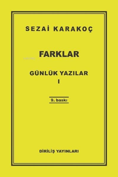 Günlük Yazılar 1 - Farklar