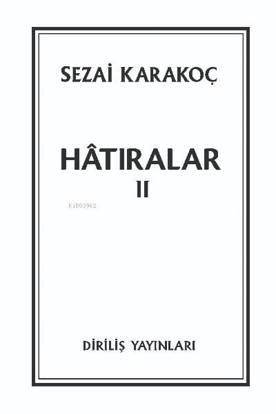 Hatıralar 2