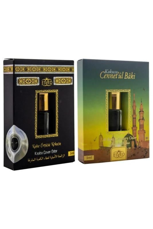 Kabe Örtüsü Kokusu Ve Cennetül Baki Kokusu Alkolsüz Esans 3Ml