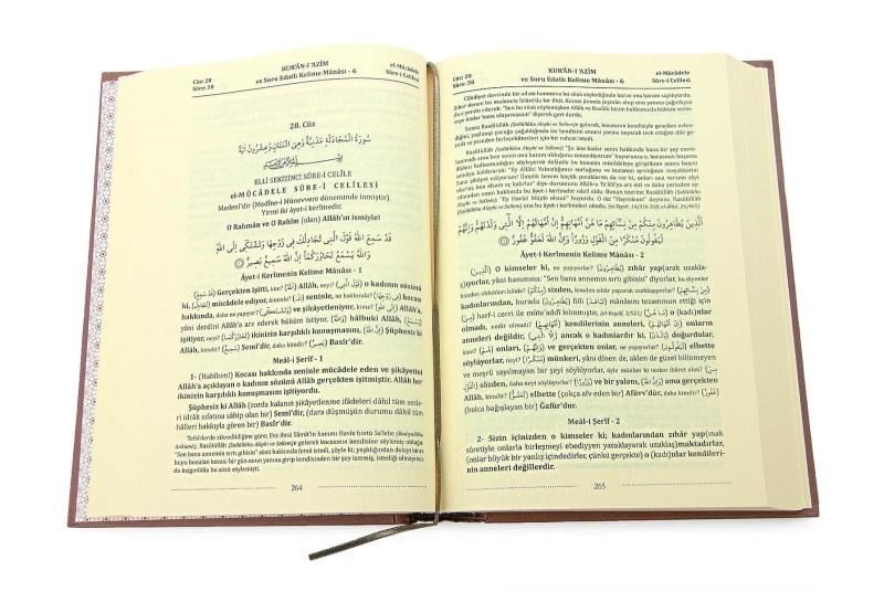 Kırık Manalı ve Soru Edatlı - Kuranı Azim ve Tefsirli Meali Şerifi 6.Cilt
