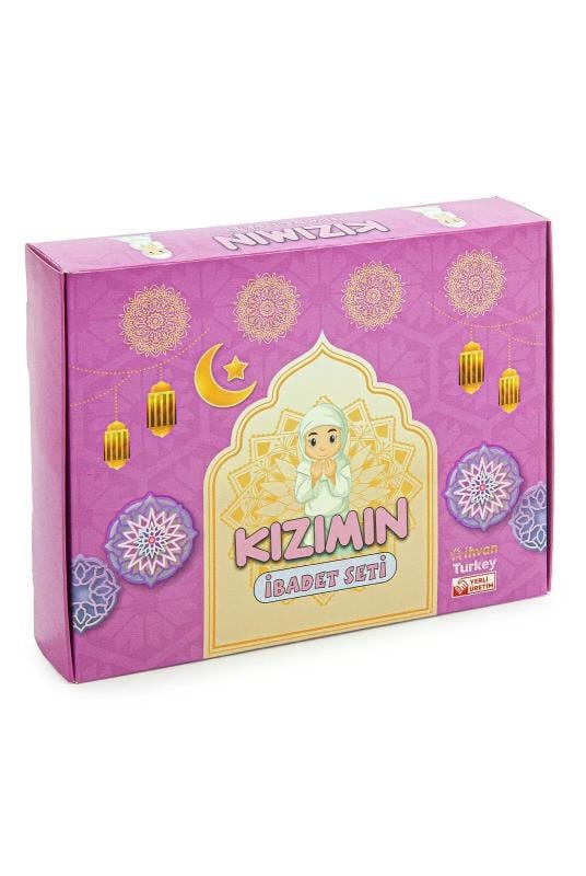 Kızımın İbadet Seti - Namaza İlk Adım Set - Pembe