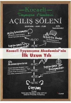 Kocaeli Dayanışma Akademisi'nin İlk Uzun Yılı
