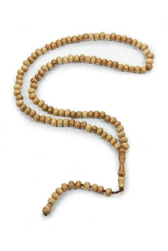 Kördiken Ağacı Küre Kesim Tesbih - 100 lü - 7 MM - Zikir Tesbihi - KT-4