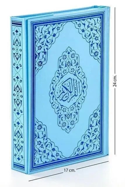 Kuranı Kerim - Sade Arapça - Orta Boy - Sesli - Mavi - Bilgisayar Hatlı