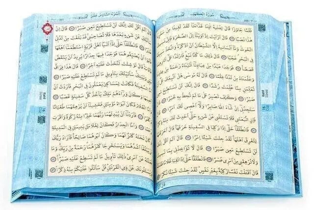 Kuranı Kerim - Sade Arapça - Orta Boy - Sesli - Mavi - Bilgisayar Hatlı