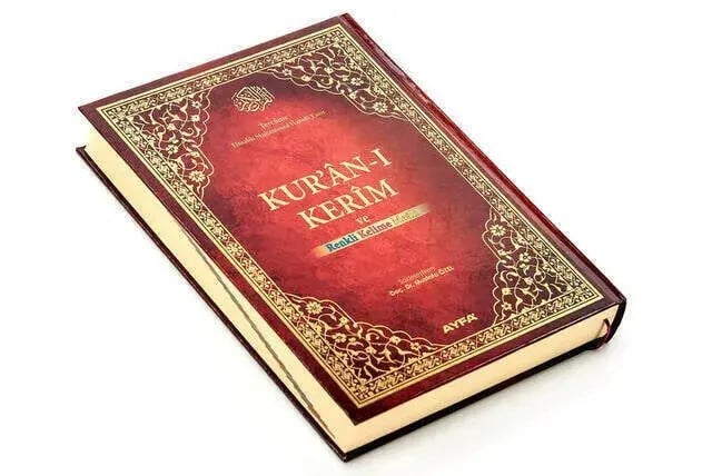 Kuranı Kerim ve Renkli Kelime Meali - Mealli Kuranı Kerim - Rahle Boy - Ayfa Yayınevi
