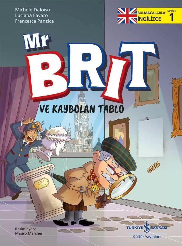 Mr Brit ve Kaybolan Tablo – Bulmacalarla İngilizce – 1
