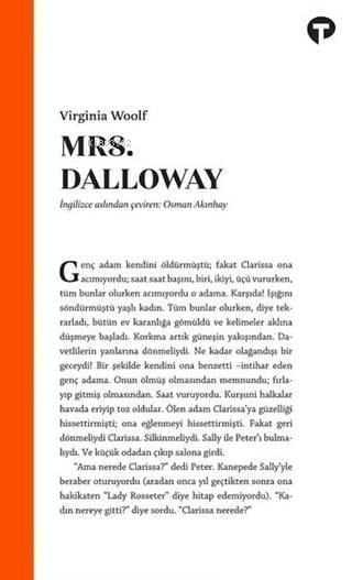 Mrs. Dalloway; Virginia Woolf