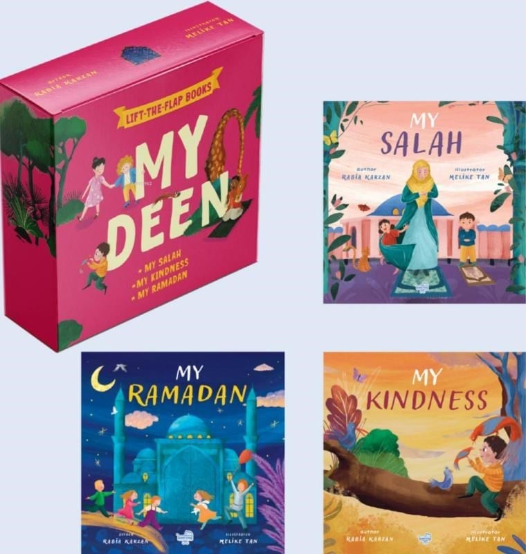 My Deen - İngilizce Benim İçin Seti (3 Pencereli Kitap) (Ciltli)